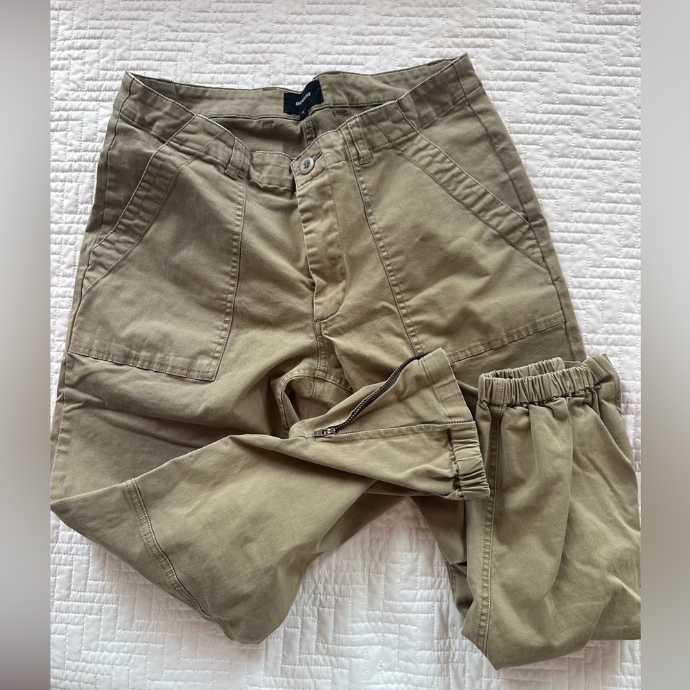 Monrow Green Cargo Pants